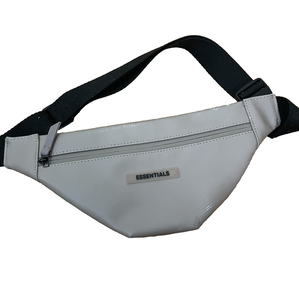 FEAR OF GOD ESSENTIALS taupe sling waterproof waist bag -flawed